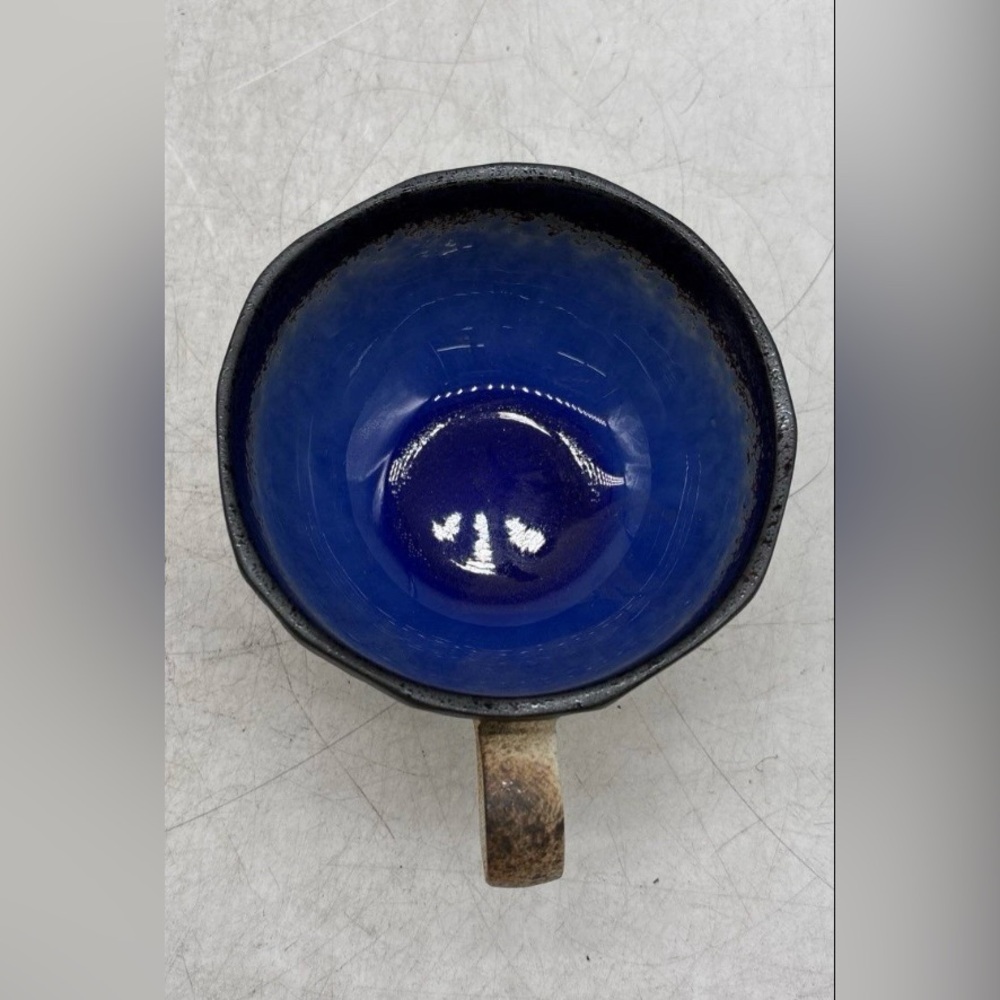 MIYA Kosui Boulder Japanese Set of 4 Glazed Ceramic Mugs 11oz Set - Picture 7 of 14